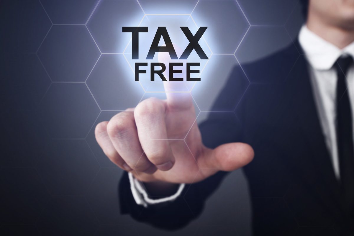 Retired couple enjoying tax free income