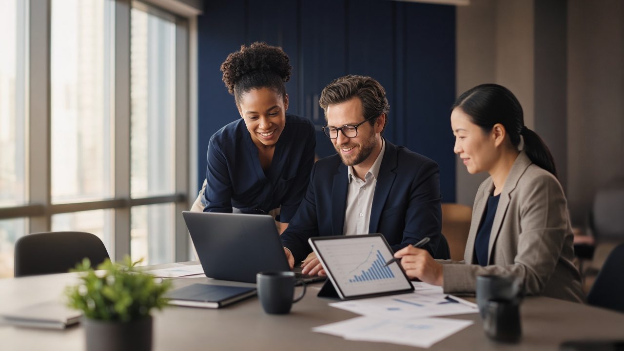 Certus business consultants collaborating on financial growth strategies